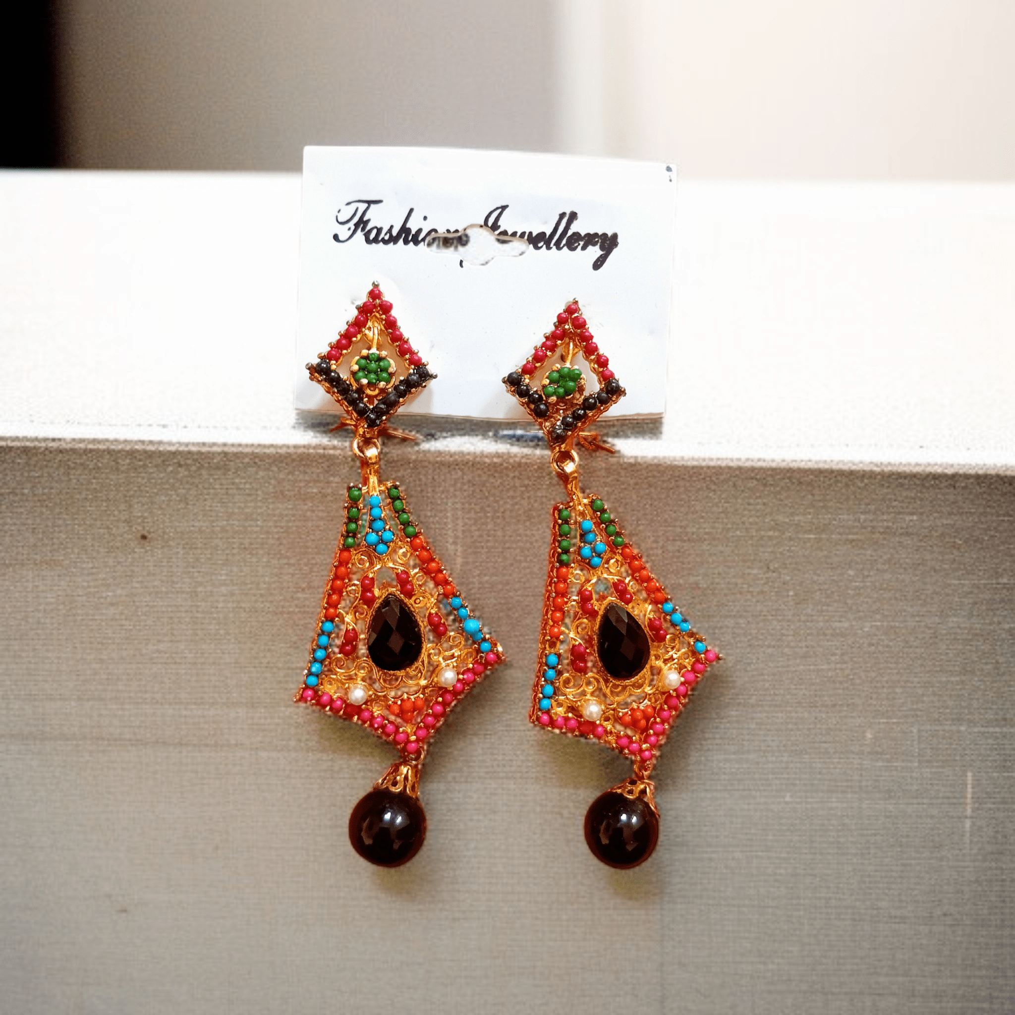 Buy Multi colour jewellery earrings at best price in Pakistan